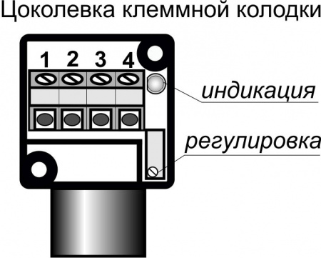 Датчик бесконтактный оптический OC11-NO/NC-PNP-K-Y103(Л63, с регулировкой)
