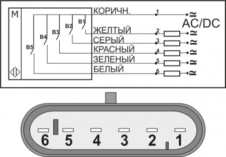 Датчик герконовый поплавковый уровня жидкости DFG4 41.51-B5.273.273.273.273-5NO-1178.12-d2-P6A-1,5-S-1