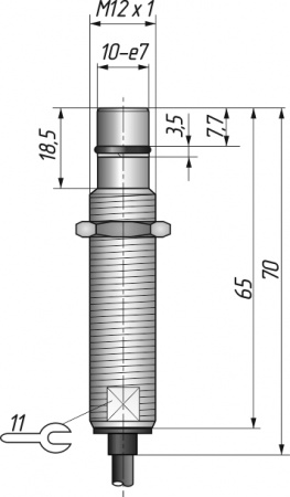 Датчик бесконтактный индуктивный взрывобезопасный стандарта "NAMUR" SNI 03D-1,5-S-HT-35